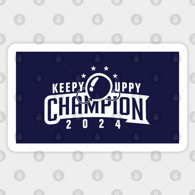 Keepy Uppy Champ! Sticker by J31Designs